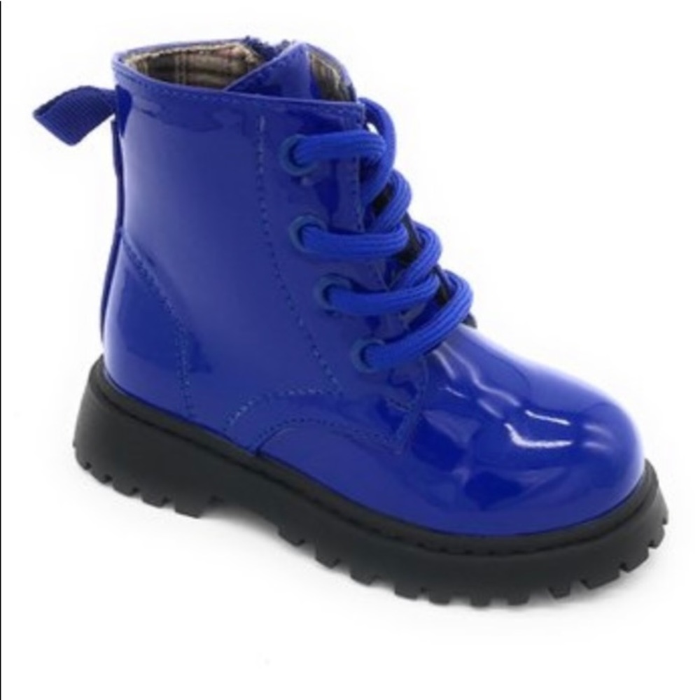 Girls Royal Blue Parker Boots